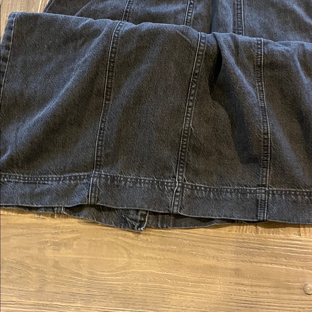 NWT Universal Thread - Black Denim Button-Down An… - image 6